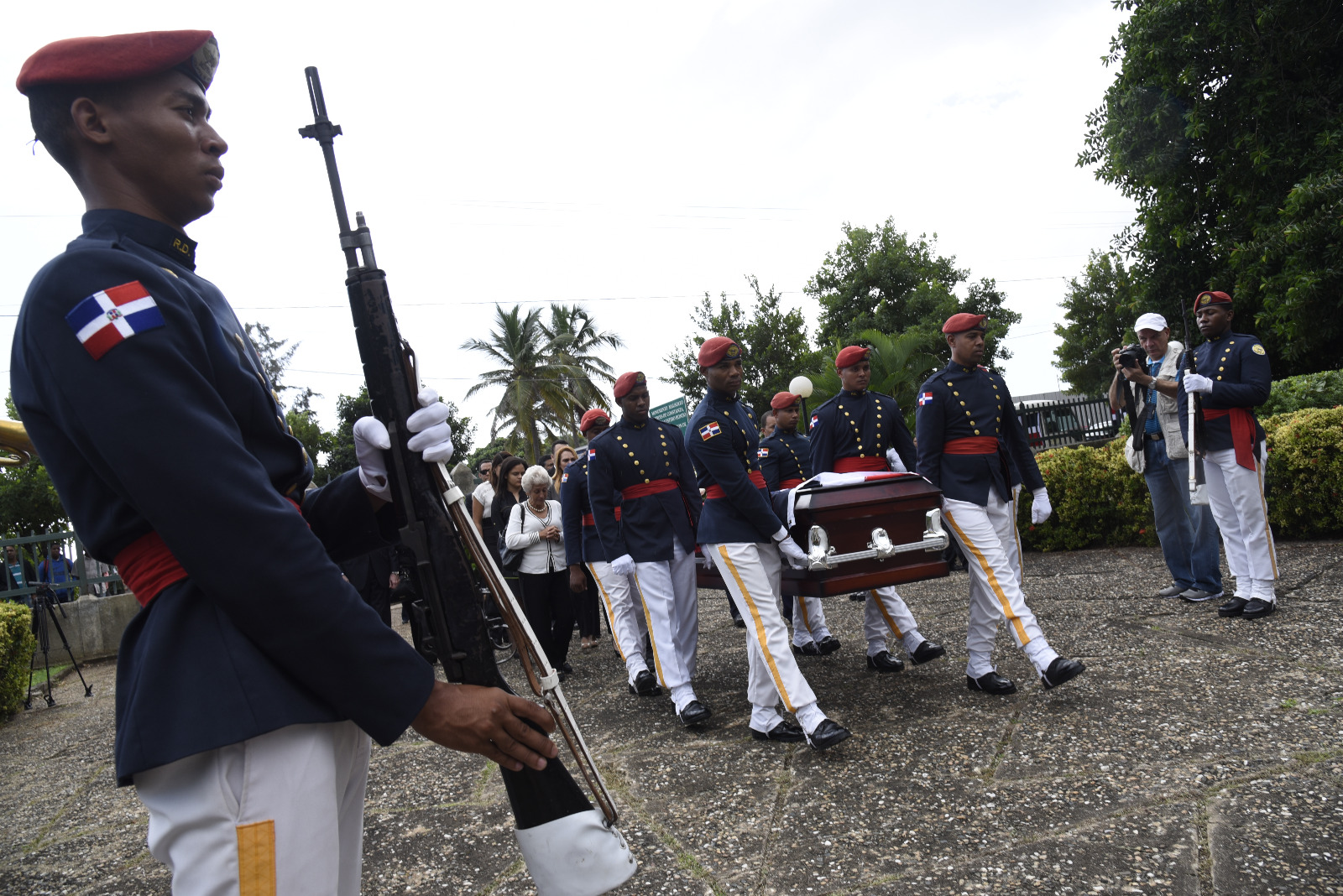 Funeral de Mayobanex Vargas en Santo Domingo.