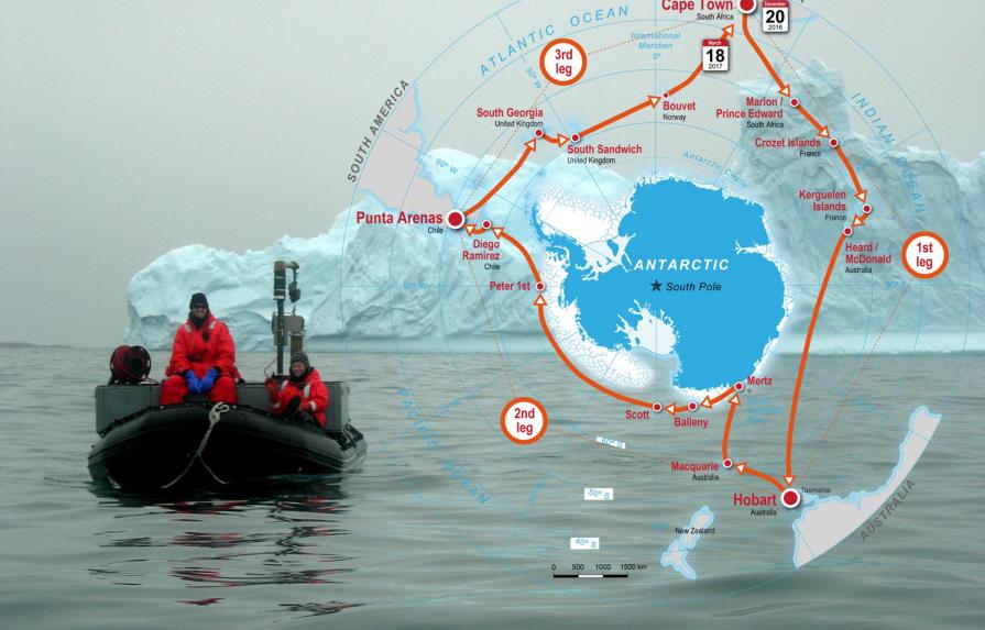 Comienza la primera expedición científica alrededor de la Antártida