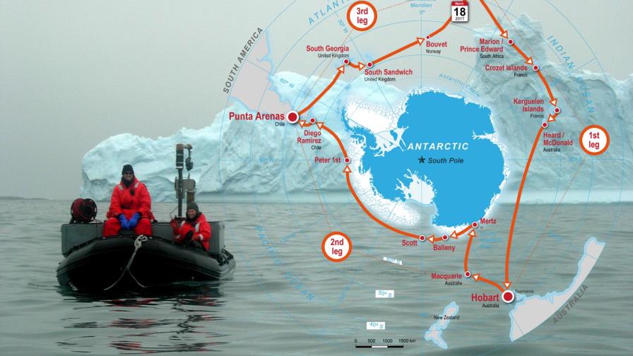 Comienza la primera expedición científica alrededor de la Antártida