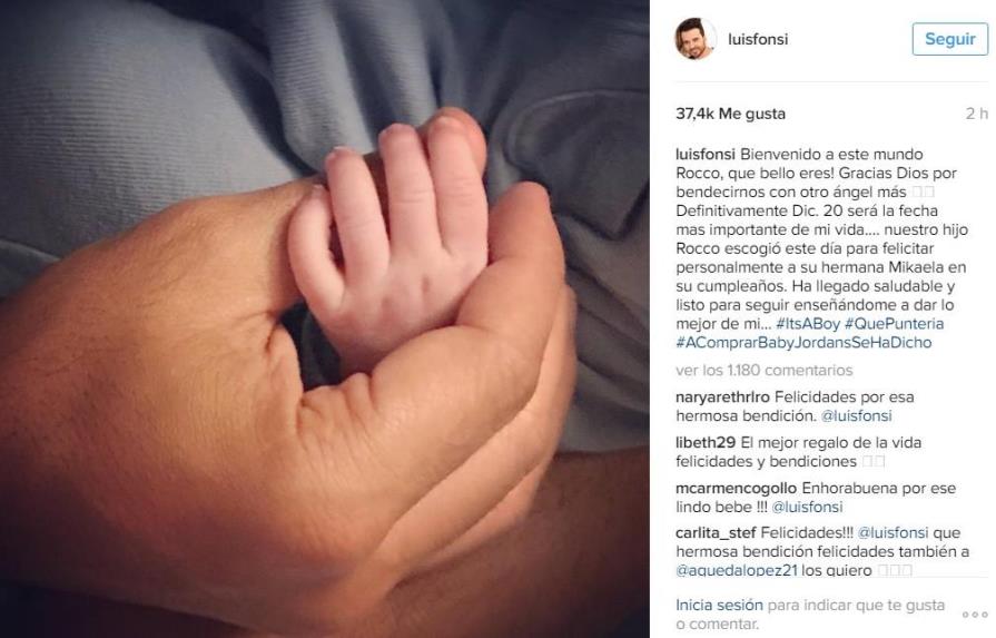 Luis Fonsi es padre por segunda vez
