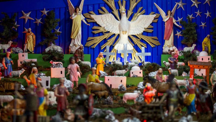 Exhiben en Nicaragua nacimiento de Jesús compuesto por 1.600 piezas