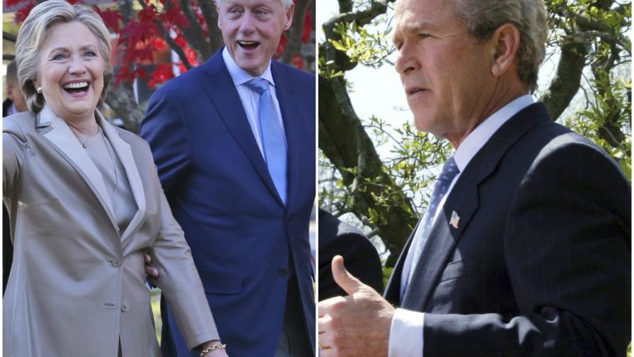 Los Clinton y George W. Bush asistirán a la investidura de Donald Trump