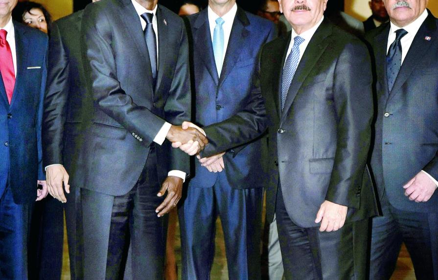 Danilo Medina se reunió en el Palacio Nacional con presidente electo de Haití