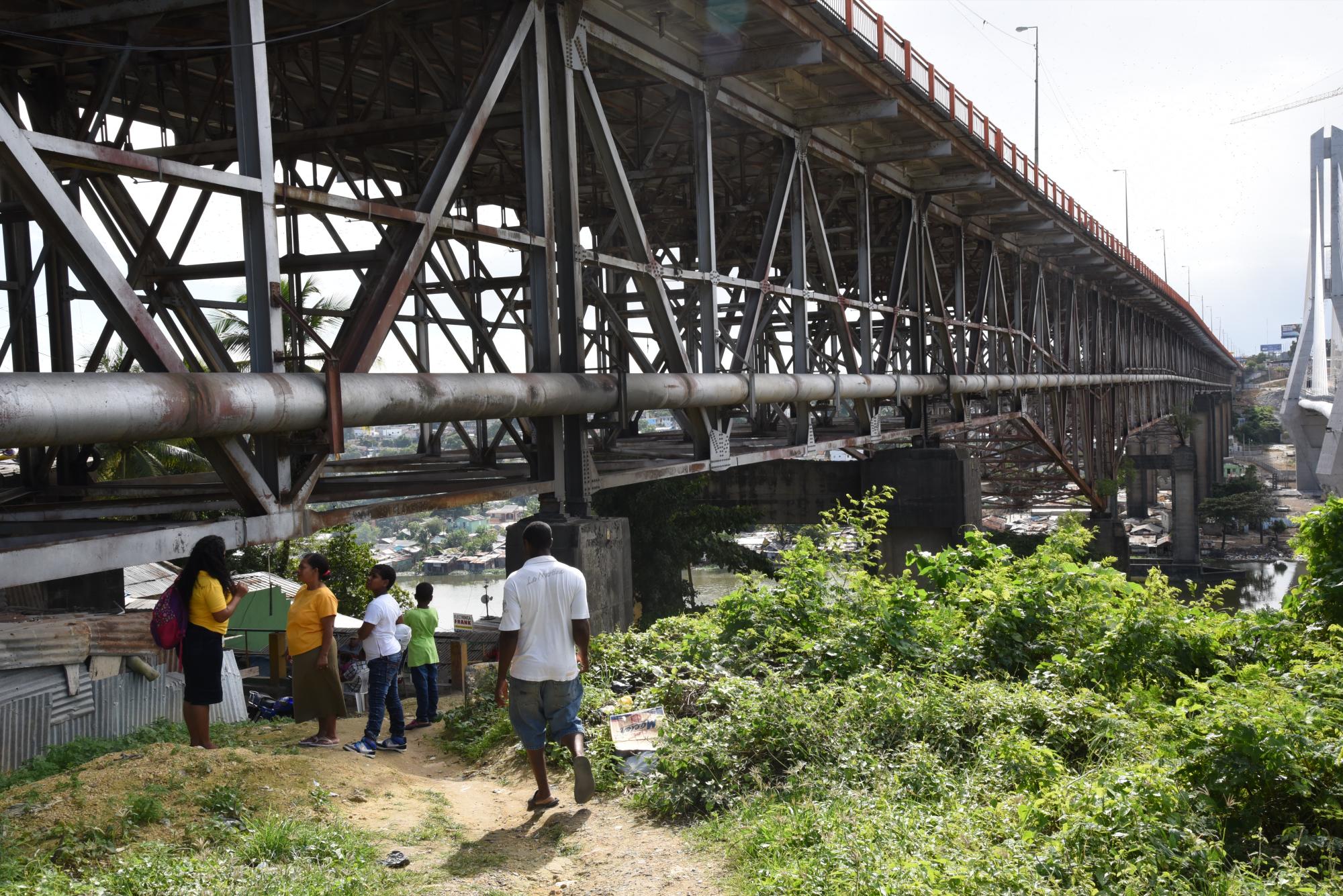 Vista del puente Francisco del Rosario Sánchez