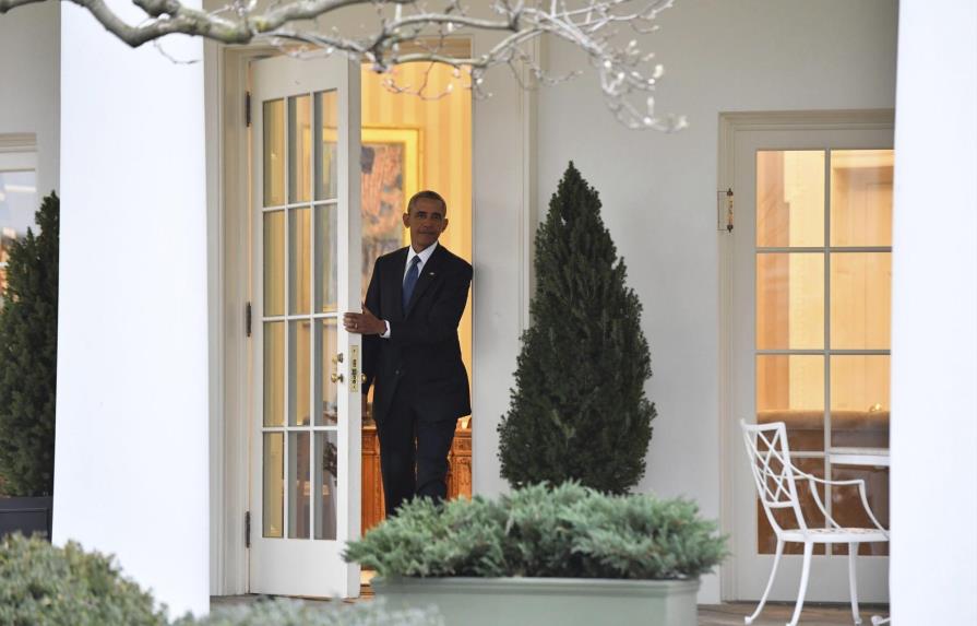 Obama se despide del Despacho Oval