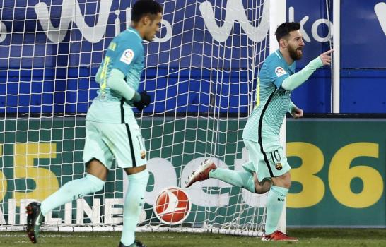 El Barcelona gana 4-0 al Eibar con goles de Messi, Suárez y Neymar