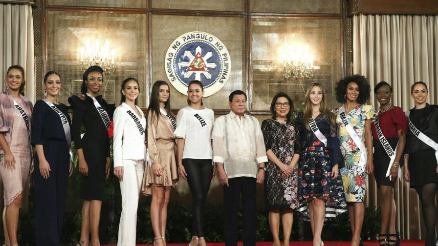 Las palabras del presidente de Filipinas que hicieron sonrojar a concursantes de Miss Universo Las palabras del presidente de Filipinas que hicieron sonrojar a concursantes de Miss Universo