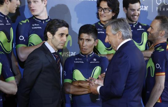 Movistar presenta su equipo de ciclismo para la temporada del 2017