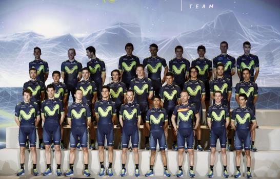 Movistar presenta su equipo de ciclismo para la temporada del 2017