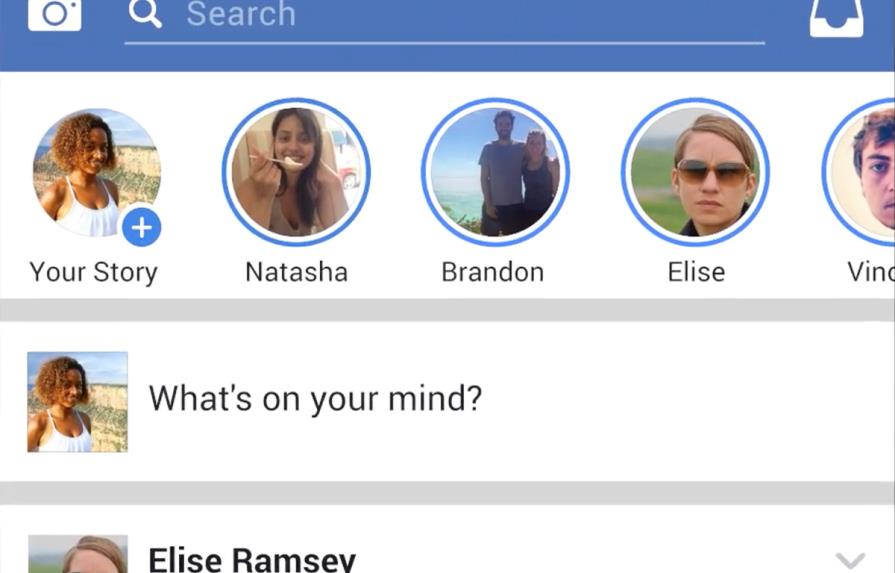 Facebook prueba función de ‘historias’ de 24 horas