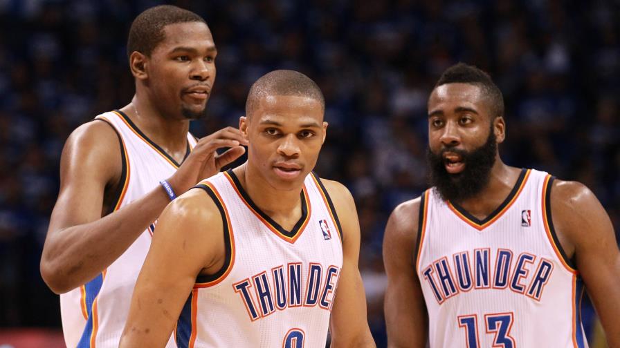 Durant, Westbrook y Harden: Lo que pudo haber sido Durant, Westbrook y Harden: Lo que pudo haber sido