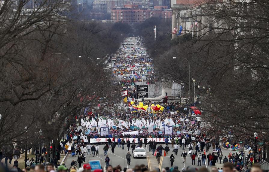 Grupos antiaborto realizan marcha en Washington 