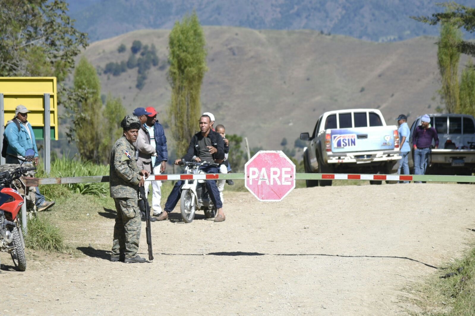 Los militares que permanecen en el Parque Nacional de Valle Nuevo.