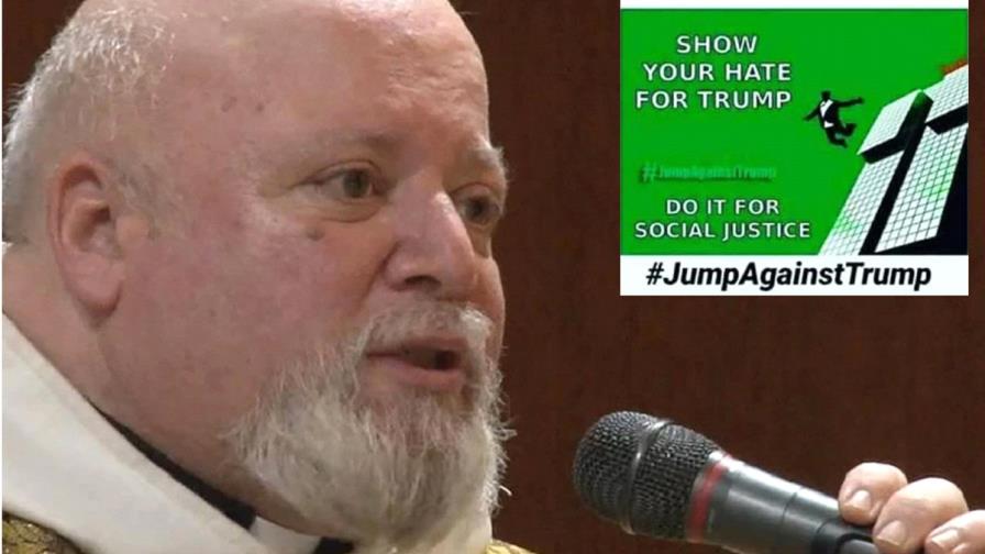 Sacerdote católico pide suicidarse a fieles adversos a Trump 