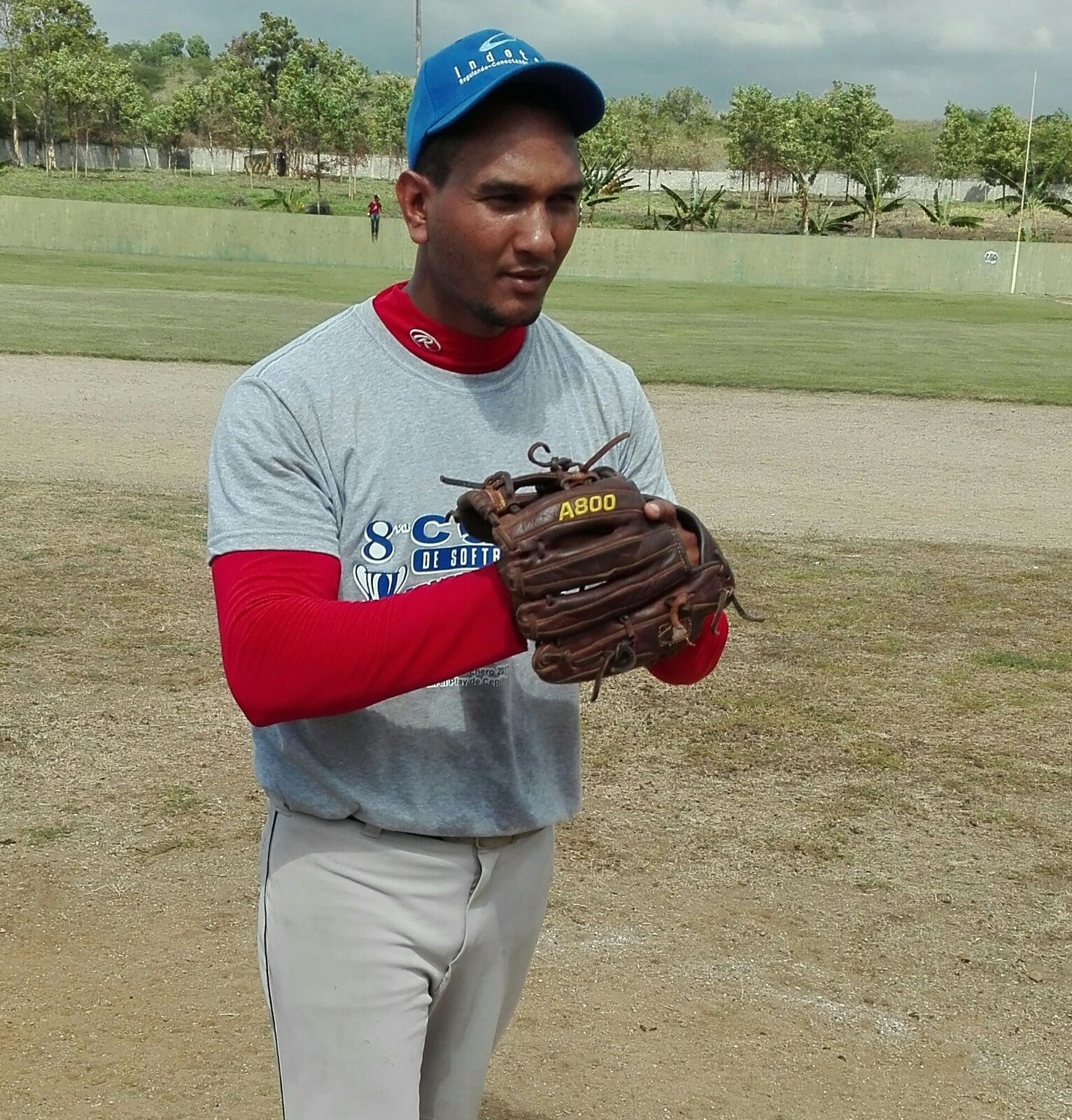 José Rodríguez fue el lanzador ganador del primer partido en que Indotel venció a los Gigantes de Básima.