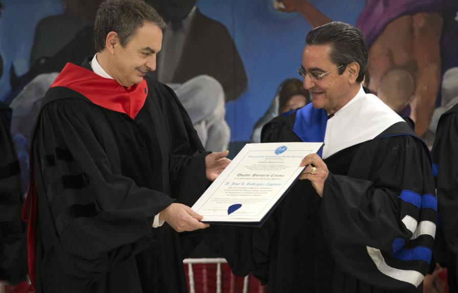 La UASD inviste Doctor Honoris Causa a Rodríguez Zapatero