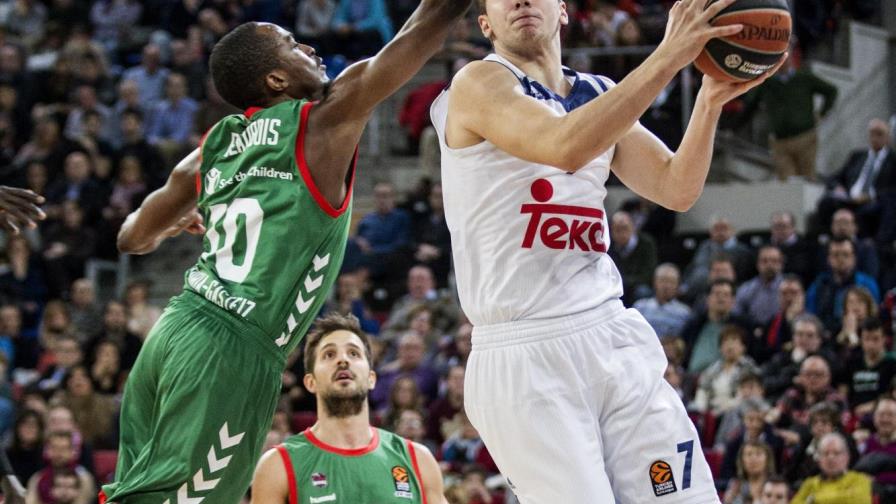 El Real Madrid vence al Baskonia y se coloca sólo en la cima de la Euroliga