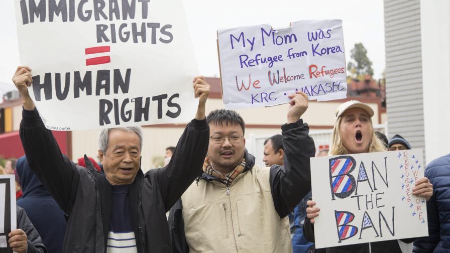 Un movimiento de resistencia civil amenaza a Donald Trump en Estados Unidos