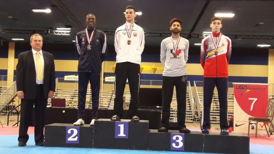 Luisito Pie gana plata en Abierto Taekwondo de Estados Unidos Luisito Pie gana plata en Abierto Taekwondo de Estados Unidos