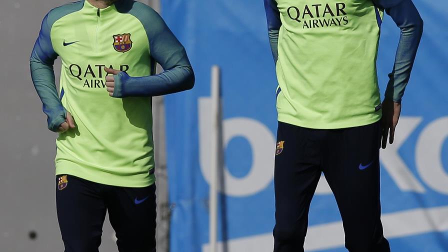  Andrés Iniesta y Sergio Busquets recuperados por Barcelona 