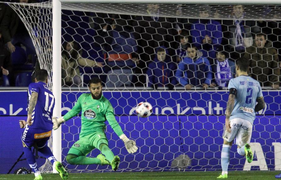 Alavés sorprende a Celta y será rival del Barça en final de Copa del Rey