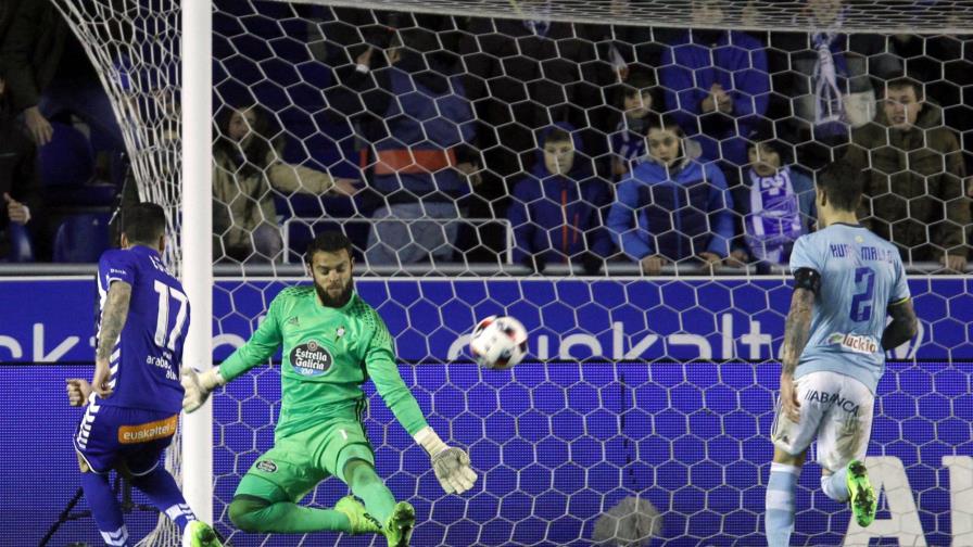 Alavés sorprende a Celta y será rival del Barça en final de Copa del Rey