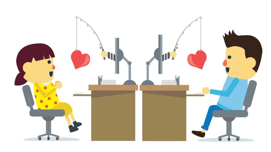 Flirteo online en nueve pasos