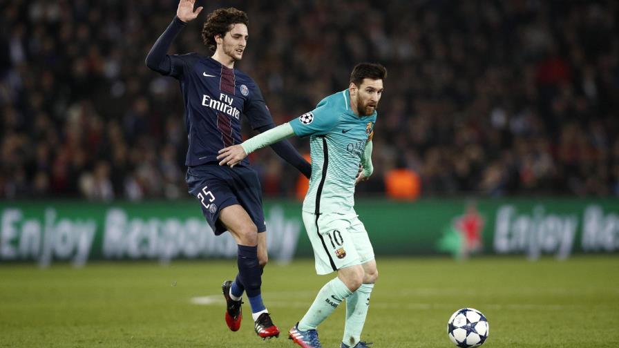 Un debutante frenó a Messi, Neymar y Suárez en goleada de PSG al Barcelona