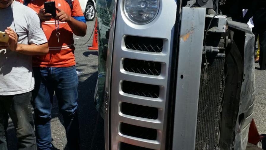 Dos heridos durante accidente en la avenida 27 de Febrero 