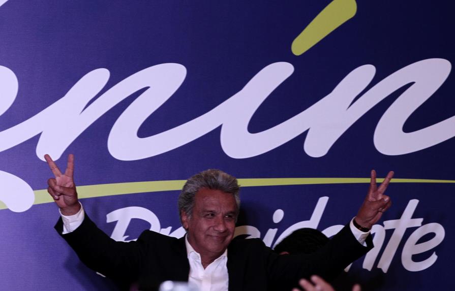 Oficialista Lenín Moreno, 39,4 % de los votos en Ecuador y opositor Lasso 30,5%