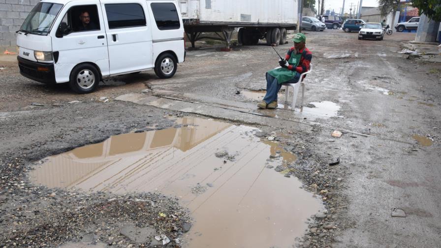 Una zona rica, pero con pobres calles