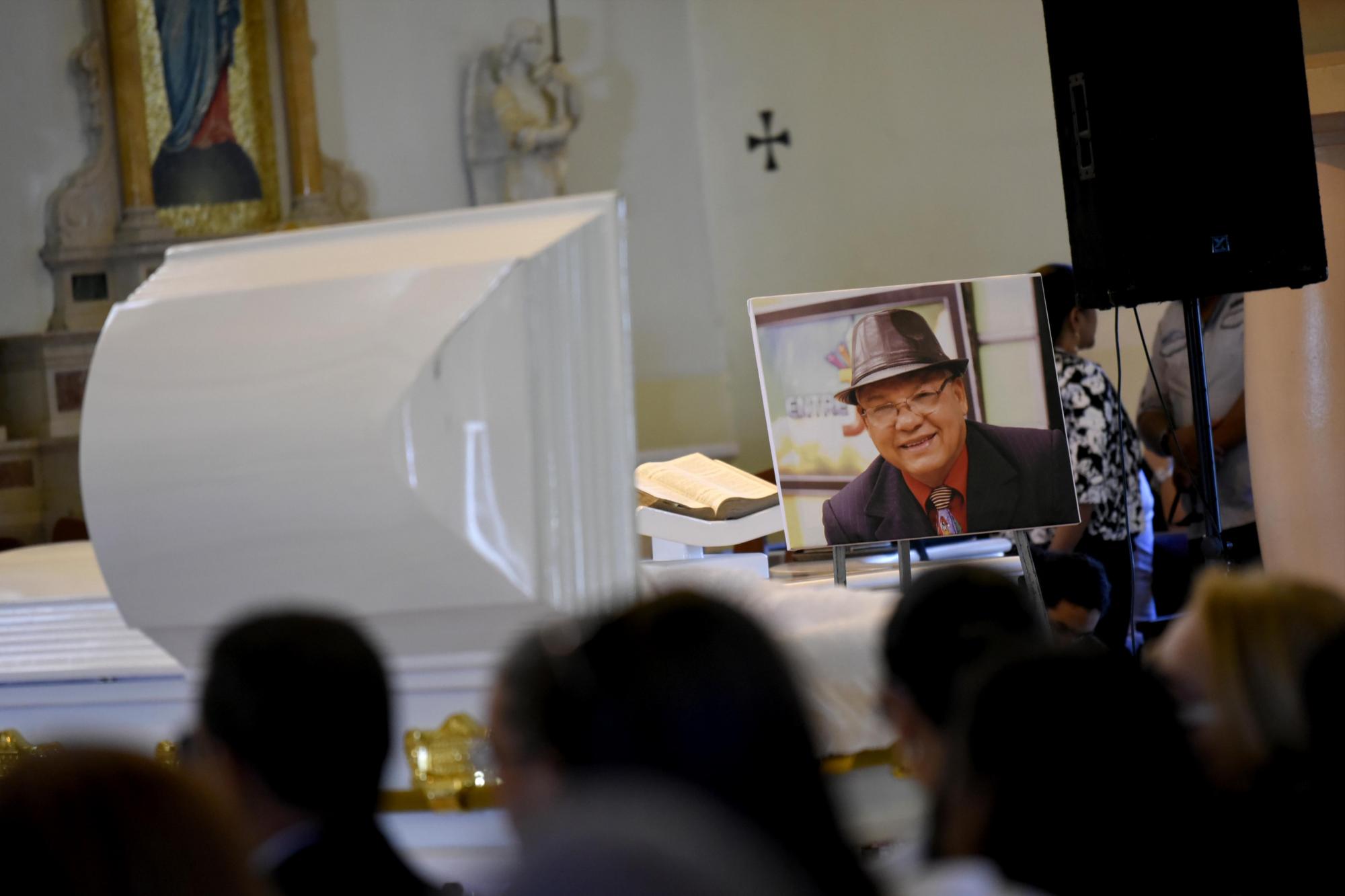 Restos del locutor Orlando de Jesús Jerez.