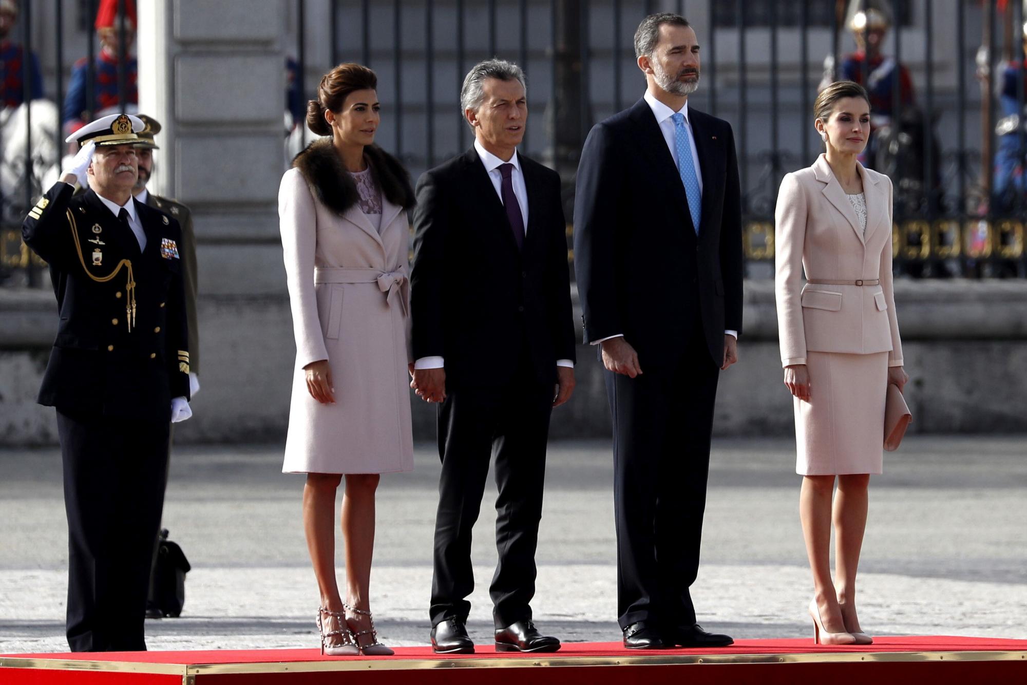 Visita oficial de Macri a España 