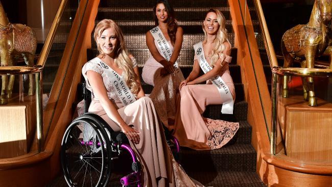 La primera concursante de Miss Mundo en silla de ruedas 
