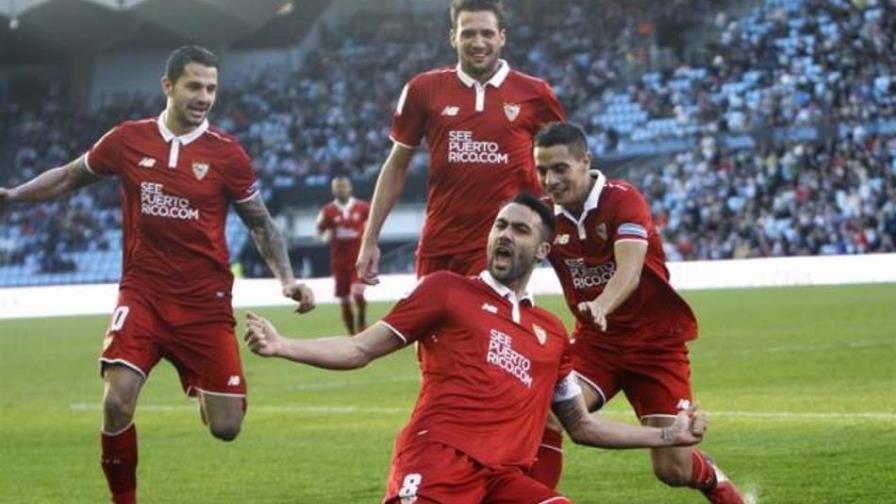 Sevilla gana y empata con Real Madrid en la cima de España