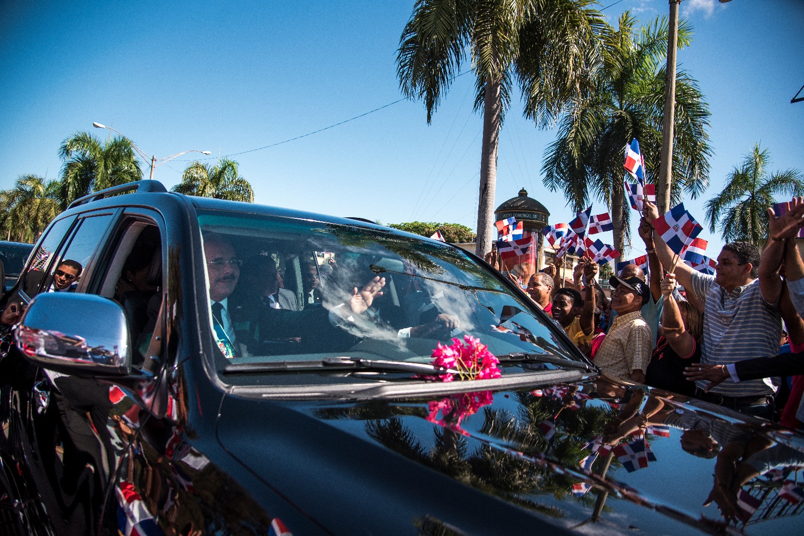 Llegada del presidente de la República,  Danilo Medina.
