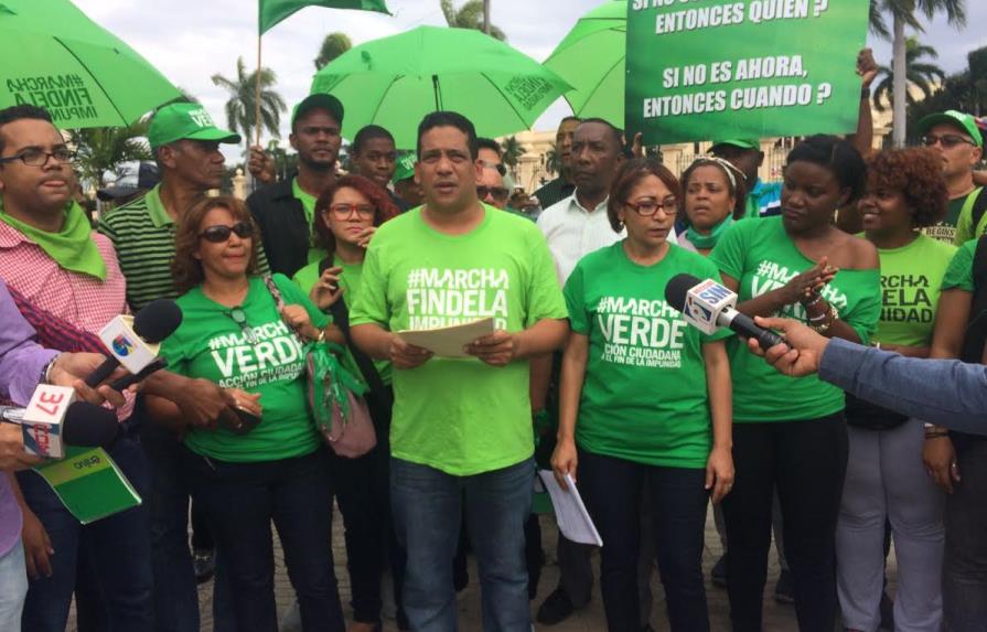 Marcha Verde: “No aceptamos los mareos del Presidente ni chivos expiatorios”