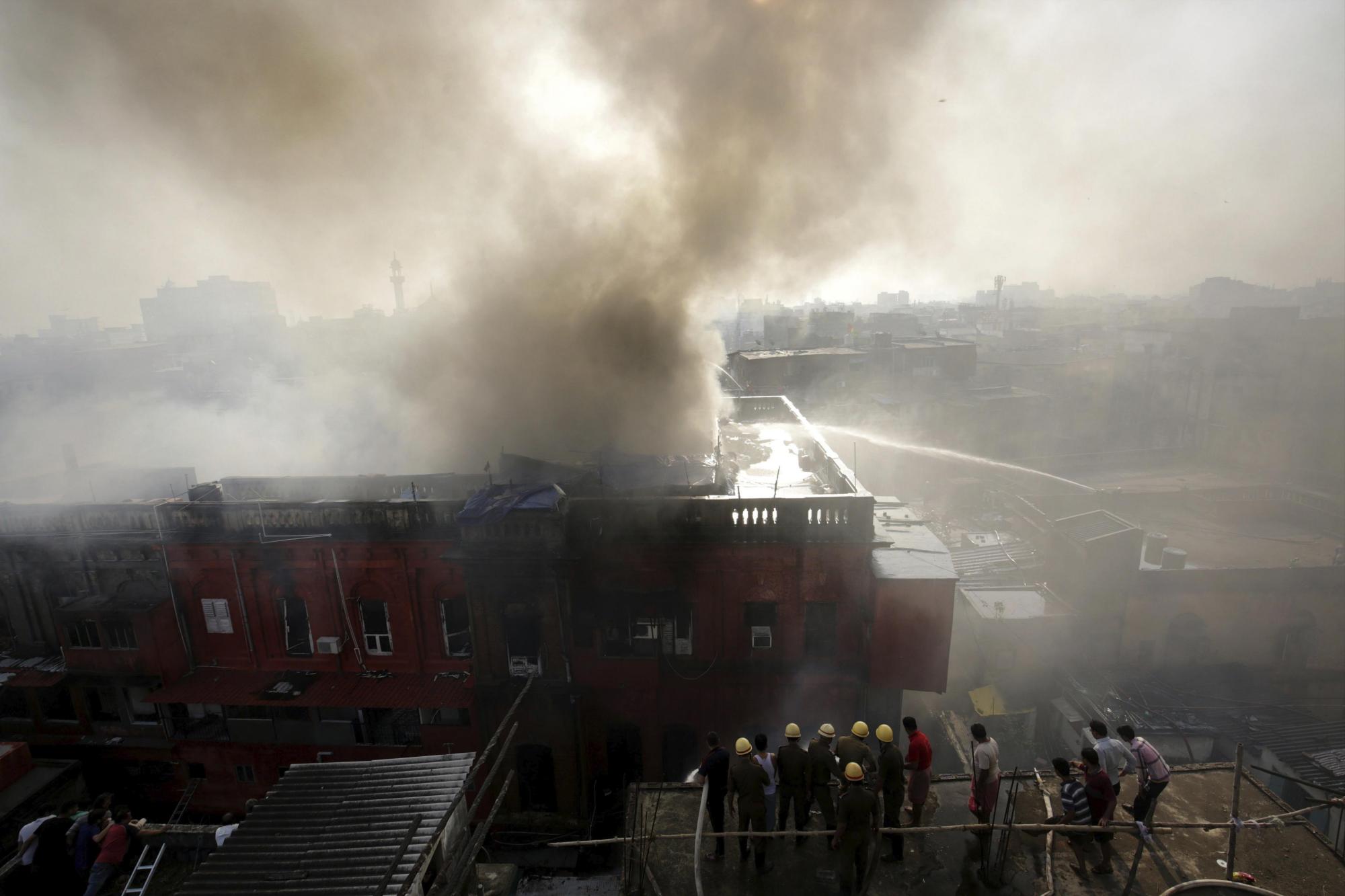 Incendio en Calcuta 