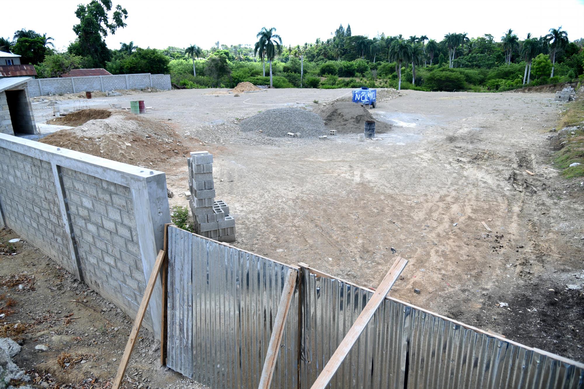 Vista panorámica del terreno.