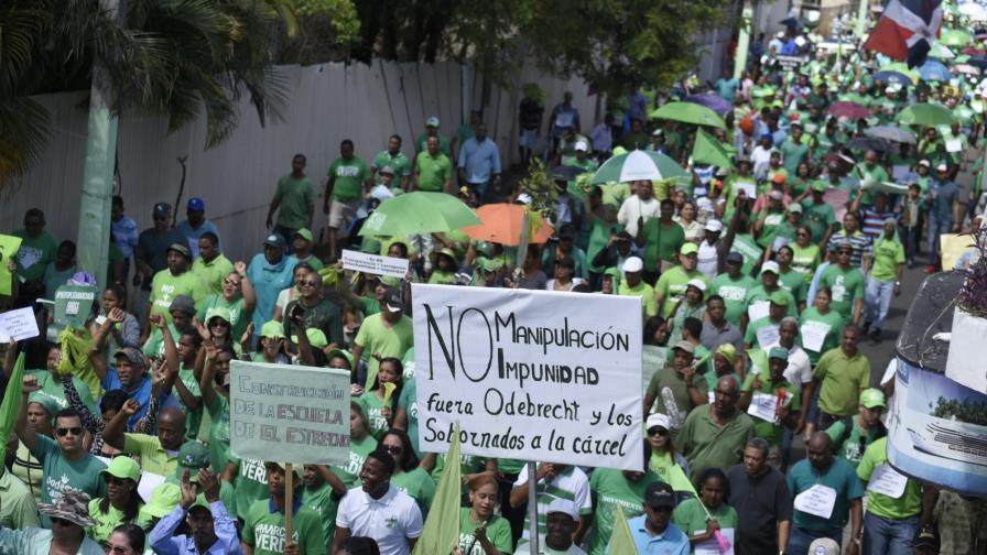 Movimiento verde marcha en Puerto Plata contra impunidad y corrupción Movimiento verde marcha en Puerto Plata contra impunidad y corrupción