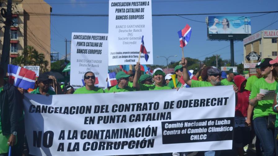 Celebrarán marcha este jueves en reclamo de cancelación contratos Odebrecht de Punta Catalina Celebrarán marcha este jueves en reclamo de cancelación contratos Odebrecht de Punta Catalina
