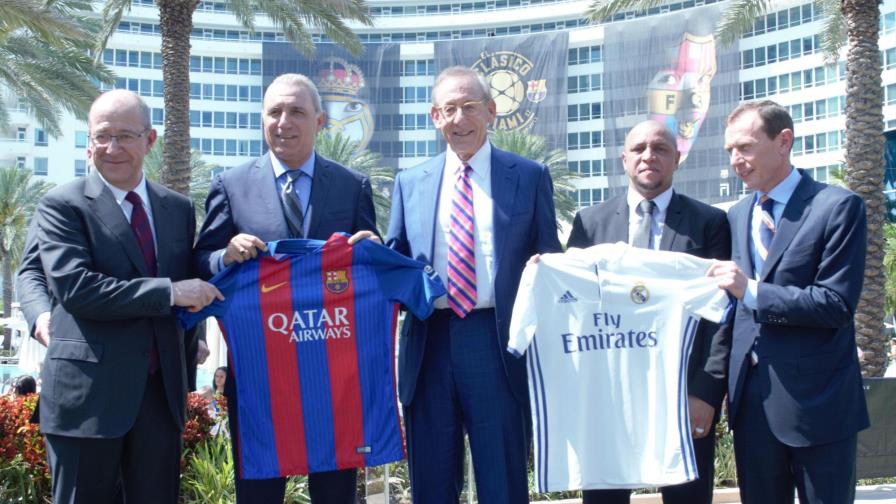 Real Madrid y Barcelona jugarán en julio en Miami el primer clásico en EEUU