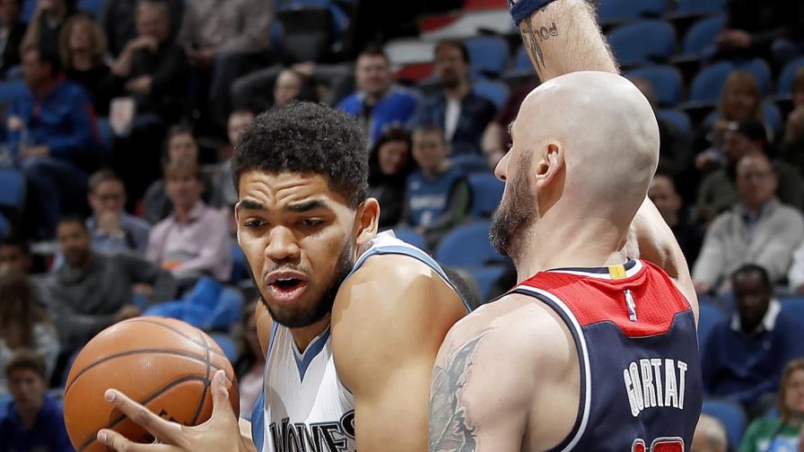 Karl-Anthony Towns destroza a Washington con 39 puntos
