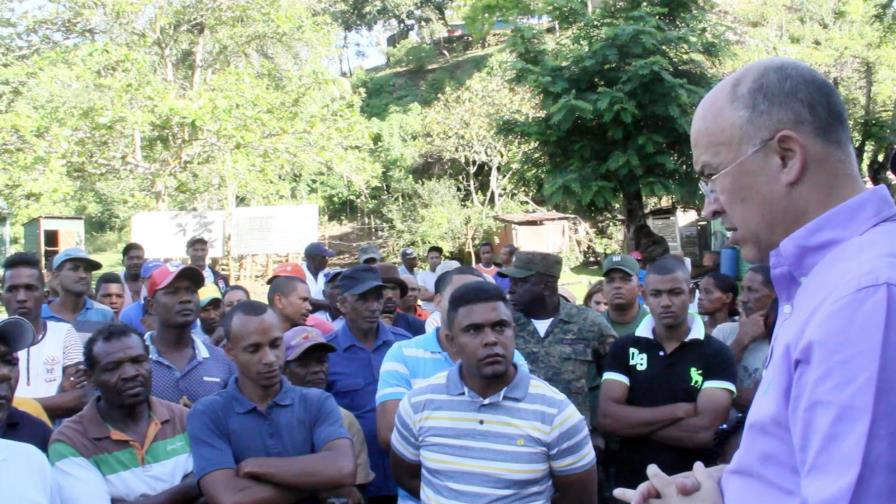 Ministro de Medio Ambiente visita zonas de Los Haitises