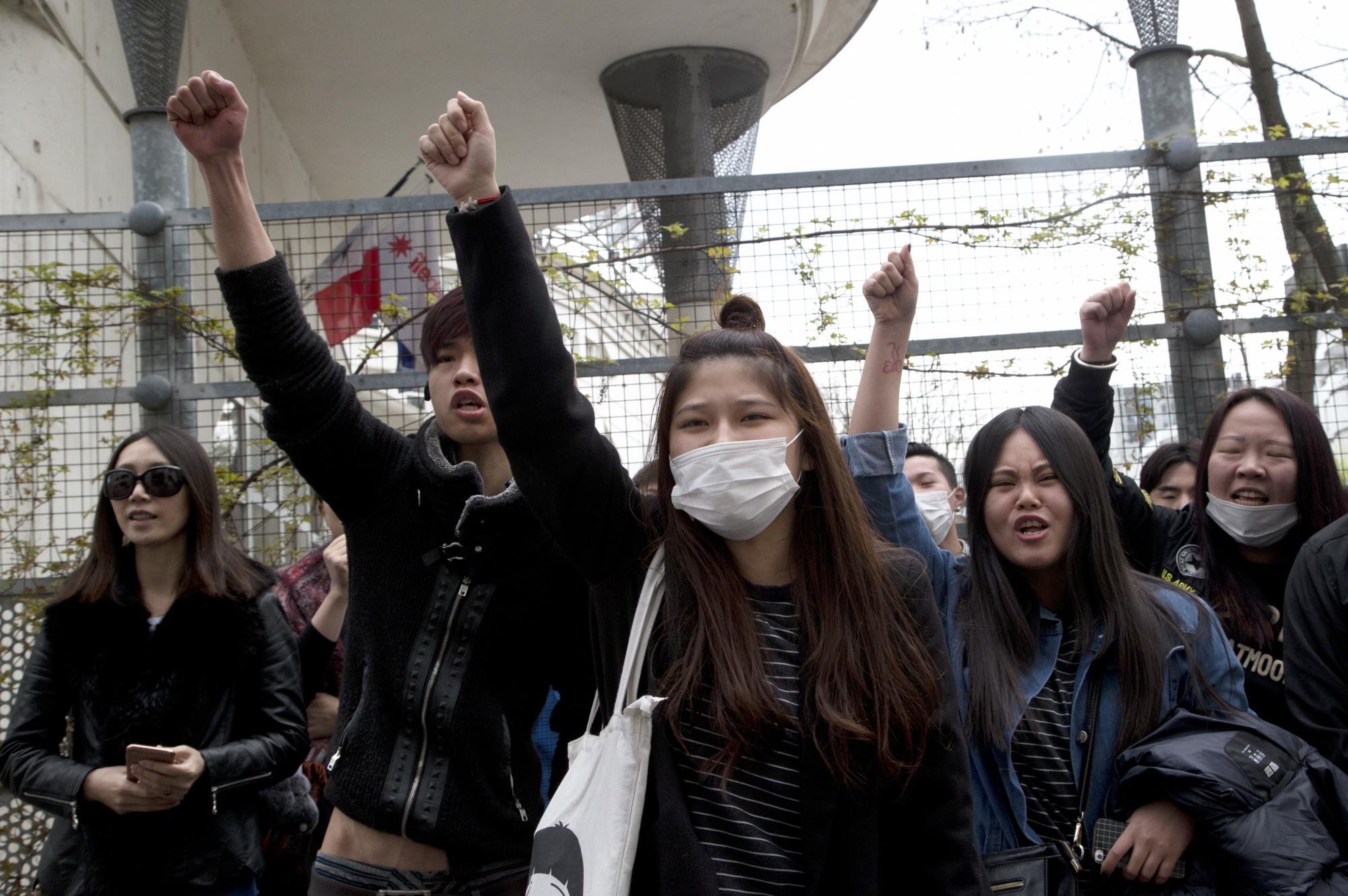 Protesta en París 