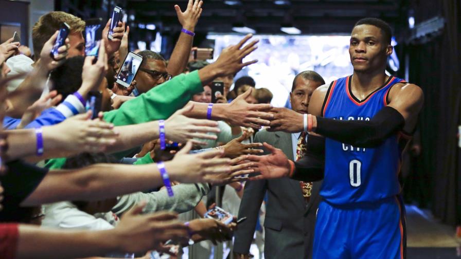 Con 57 de Westbrook, Thunder se impone en tiempo extra