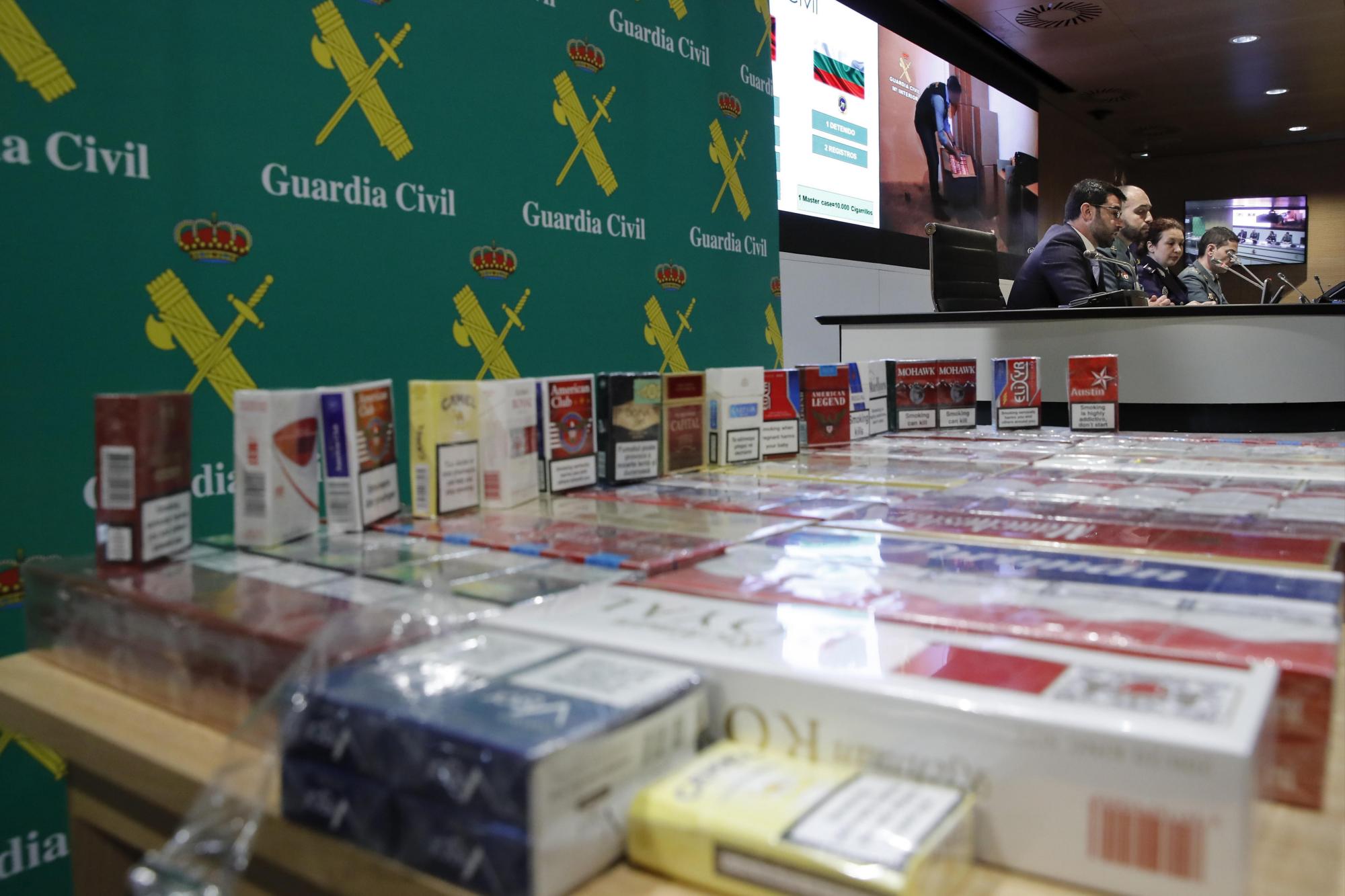 Contrabando de tabaco en Europa 