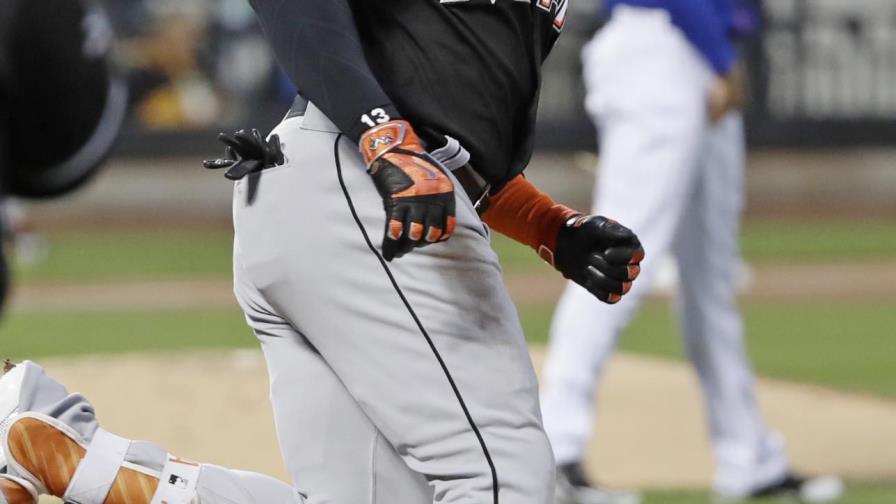 Marcell Ozuna pegó kilométrico jonrón y remolcó dos para la victoria de los Marlins