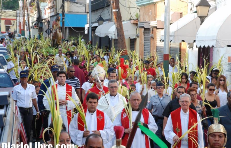 Actividades religiosas durante Semana Santa en República Dominicana