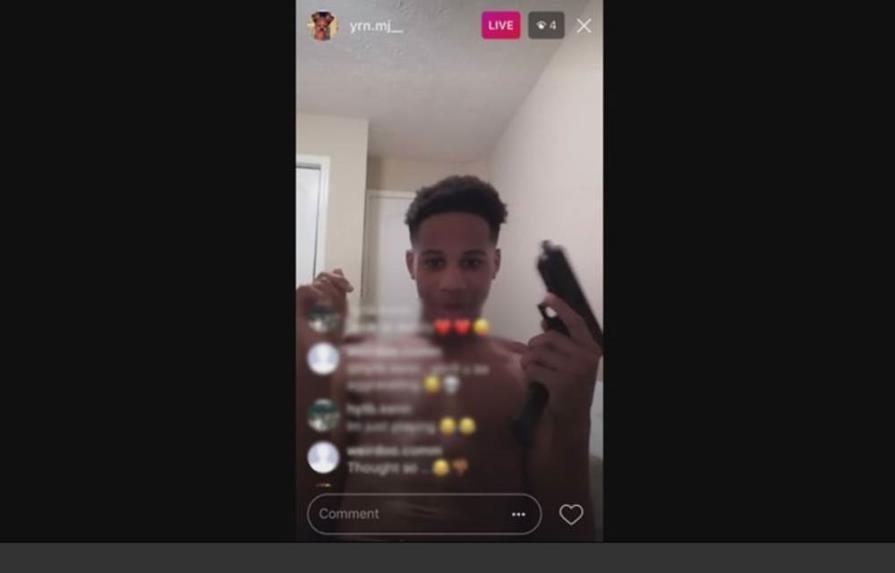 Adolescente se mata de un tiro mientras hacía transmisión en vivo por Instagram 